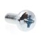 Prime-Line Machine Screw, Metric, Pan Head, Phil Drive M4-0.7 X 10MM Zinc Plated Steel 25PK 9131191 - alternate 1
